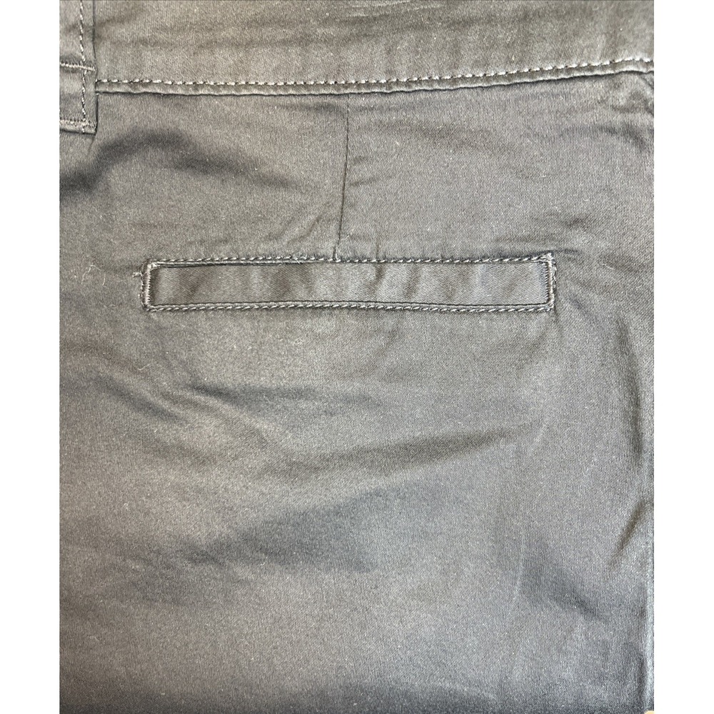 Elle Women's Shorts 14 NWT Black Cotton Spandex Stretch Casual Kohl's Summer Fit - Picture 5 of 6